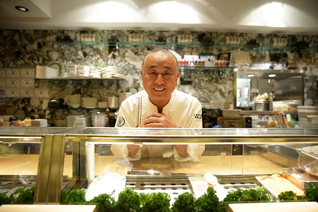 Chef Nobu Matsuhisa (credit Isaac Brekken)