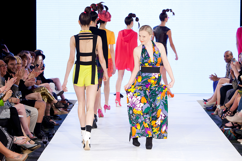 Designer is Dominique Hanke, and this runway was part of the 81lb challenge last year. Photo credit: Peter Jensen