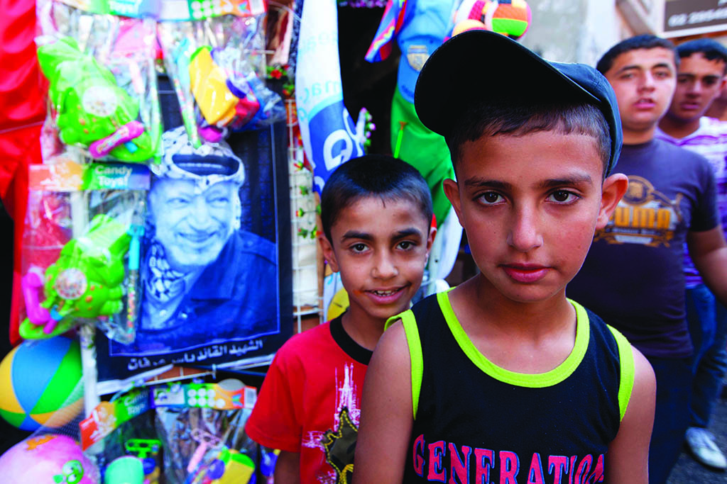 Boys in Ramallah by Dona Bozzi