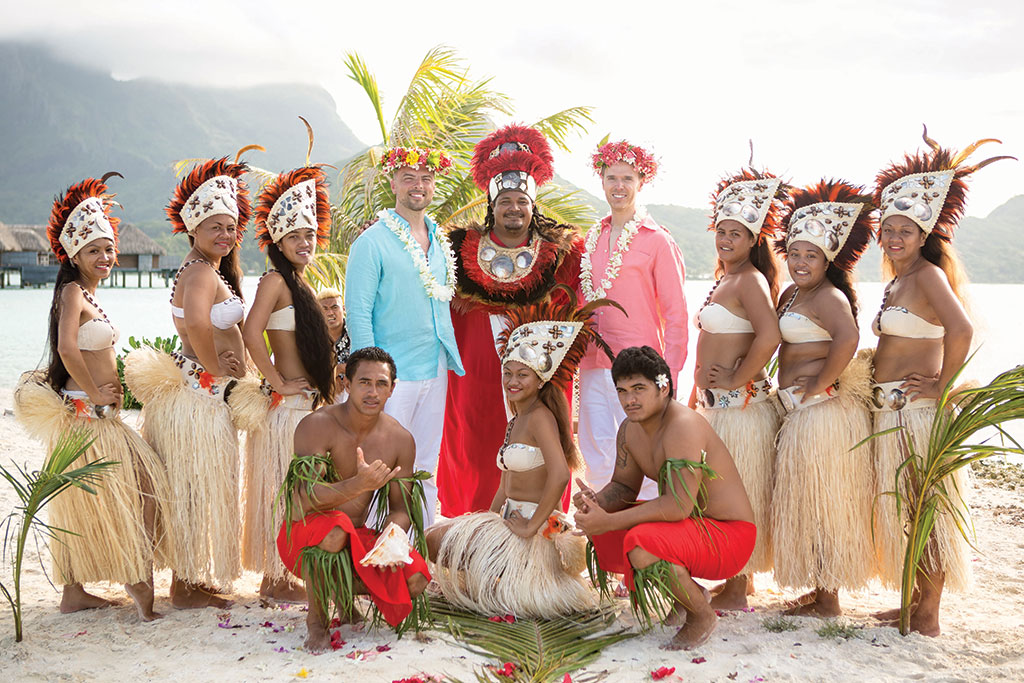 The Jason Lantz and Shane Keck Wedding at the Four Seasons Bora Bora