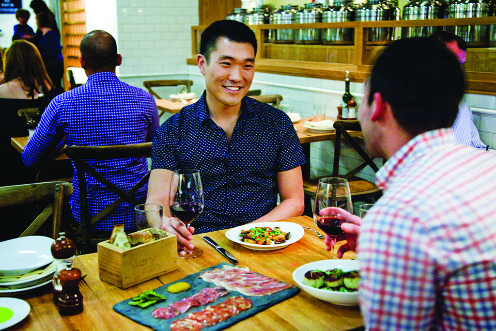 One of Iron Chef Jose Garces’ many Philadelphia outposts, Garces Trading features a simple menu of flavorful flatbreads, fresh pastas, house-made mozzarella and other Italian fare. Also on the menu: deep-dish pizzas that take 40 minutes to prepare, but they’re well worth the wait.