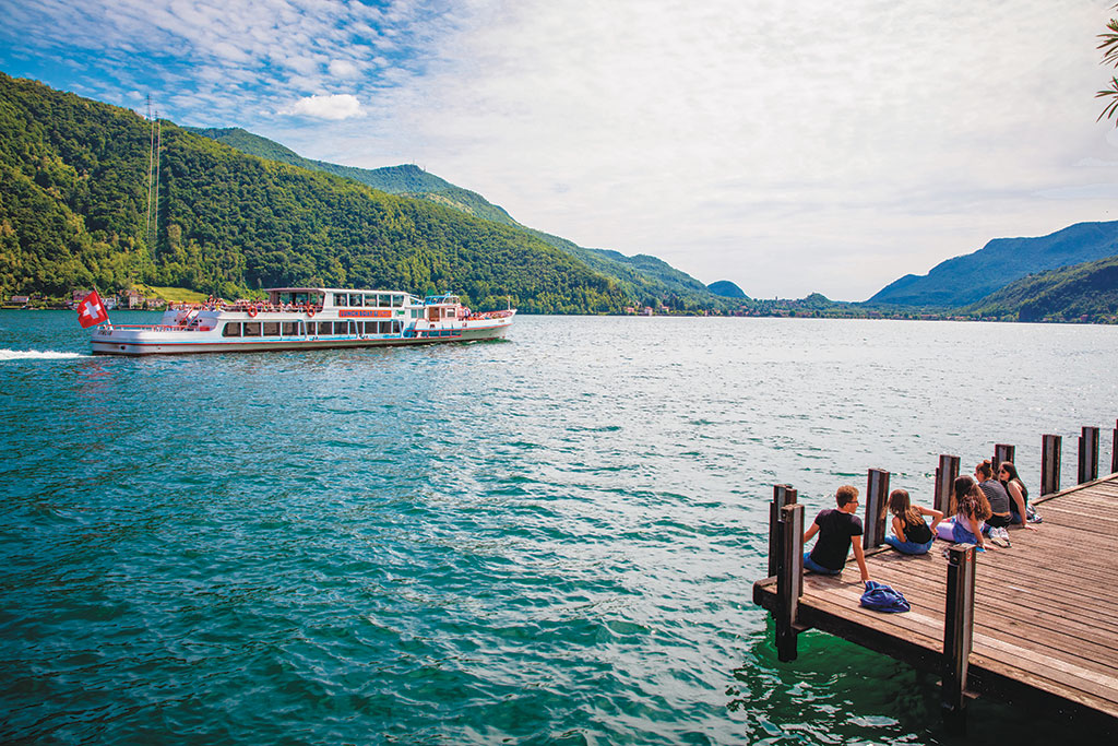 Lake Lugano by Diriye Amey