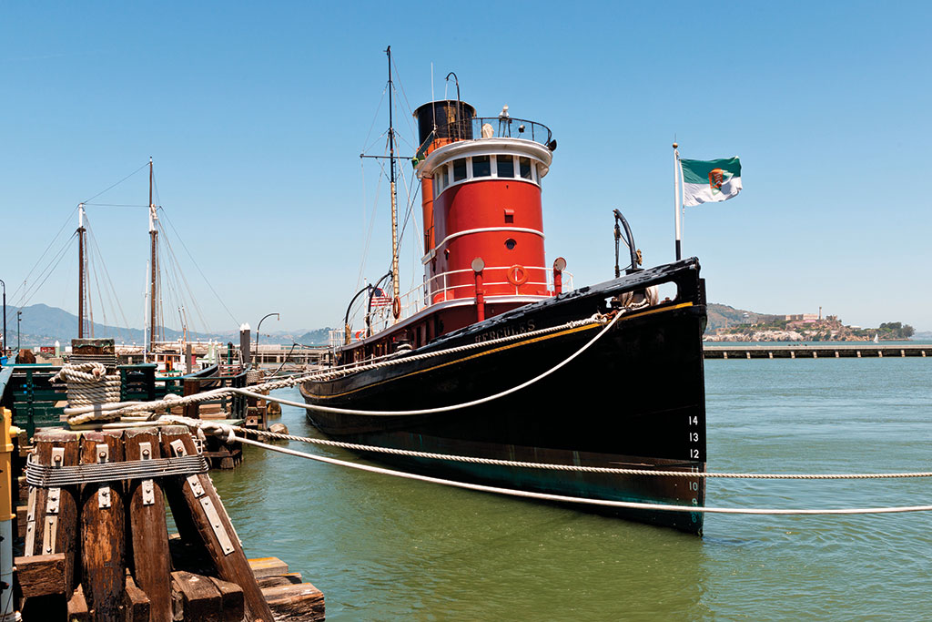 Vinatage Tug Boat in San Francisco Maritime National Park by Michael Warwick