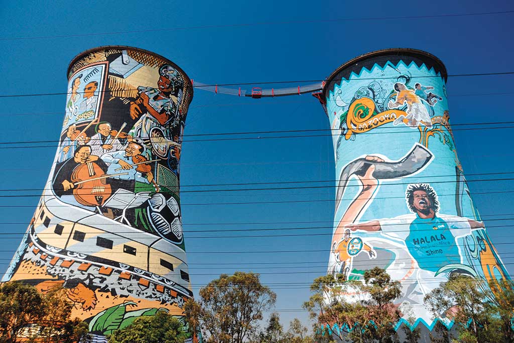 Orlando Power Station Towers in Soweto