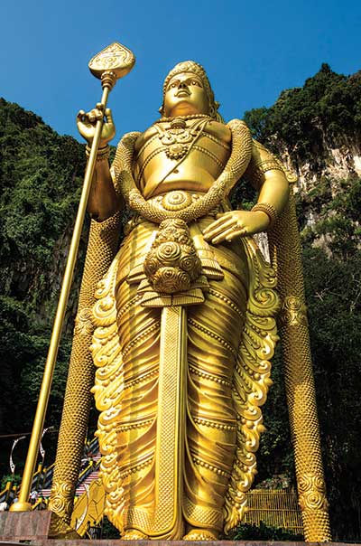 Statue of Lord Muragan at Batu Caves