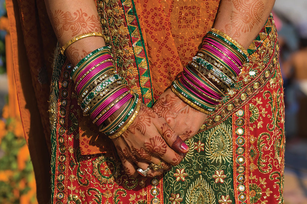 Hands of a Woman in Delhi
