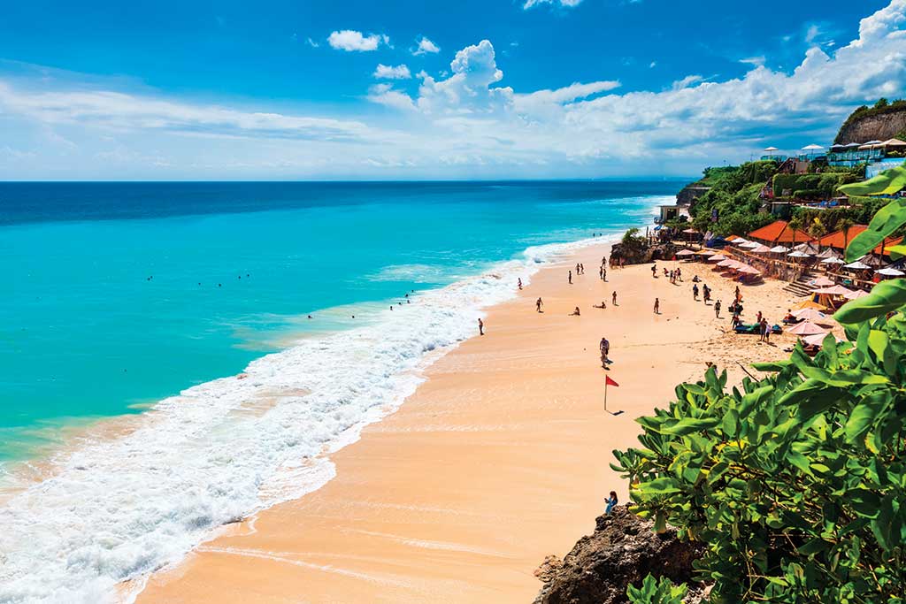 Dreamland Beach in Bali, Indonesia