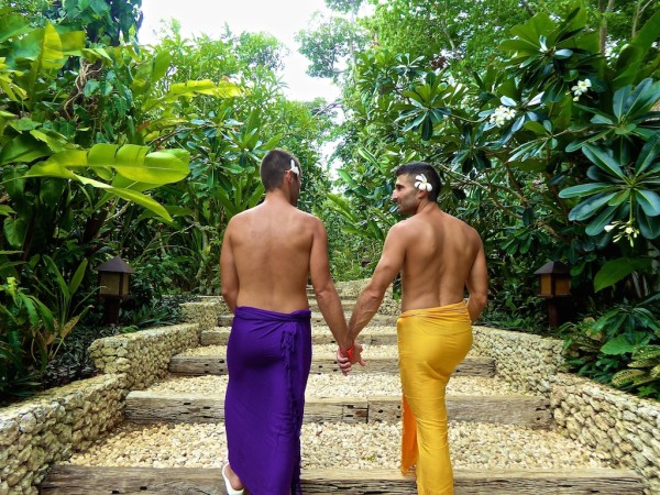 The Mandala Spa on Boracay island in the Philippines used our image to promote their Rainbow Romance package