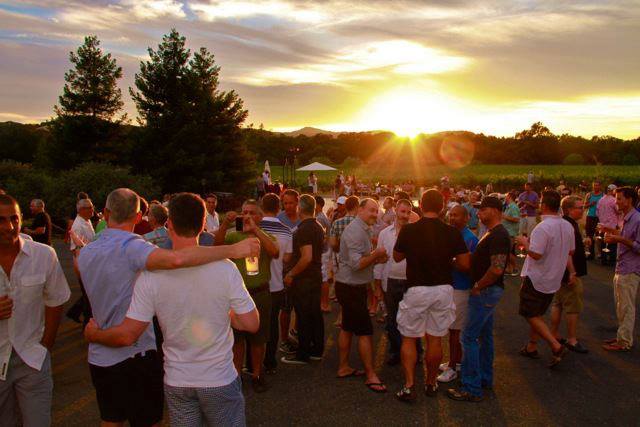 Sunset Party - Gay Wine Weekend in Sonoma, CA