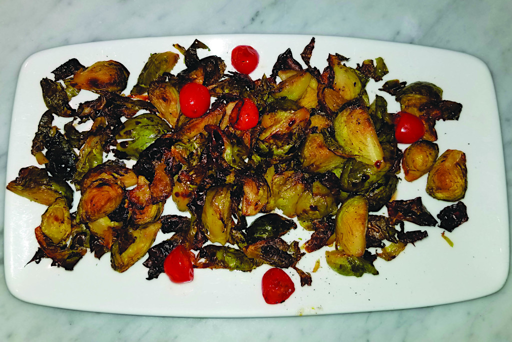 Roasted Brussel Sprouts at Frida’s Vegan Restaurant