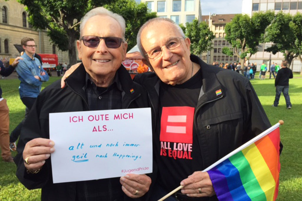 Röbi & Ernst at Pride Zürich 2015