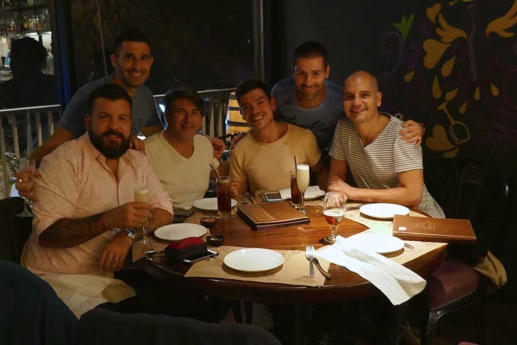 A gay night out in Santiago with Ivan and friends