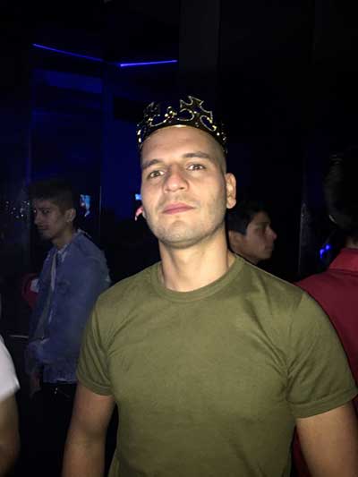All hail: Ivan Queen of the Santiago gay scene, and happily out of the closet
