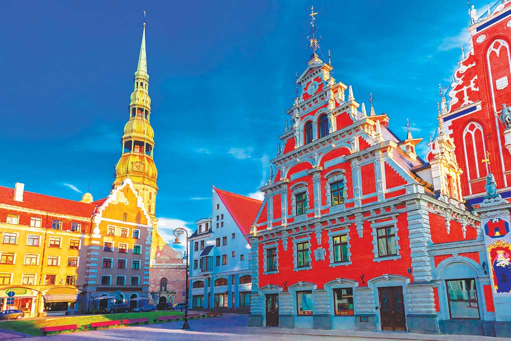 City Hall Square in Riga