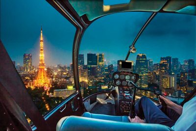 View of Tokyo from Helicopter