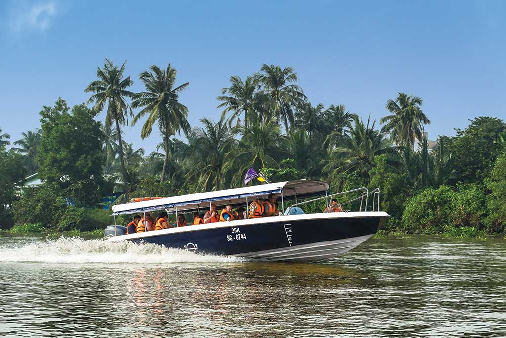 Touring the Mekong Delta by Speedboat