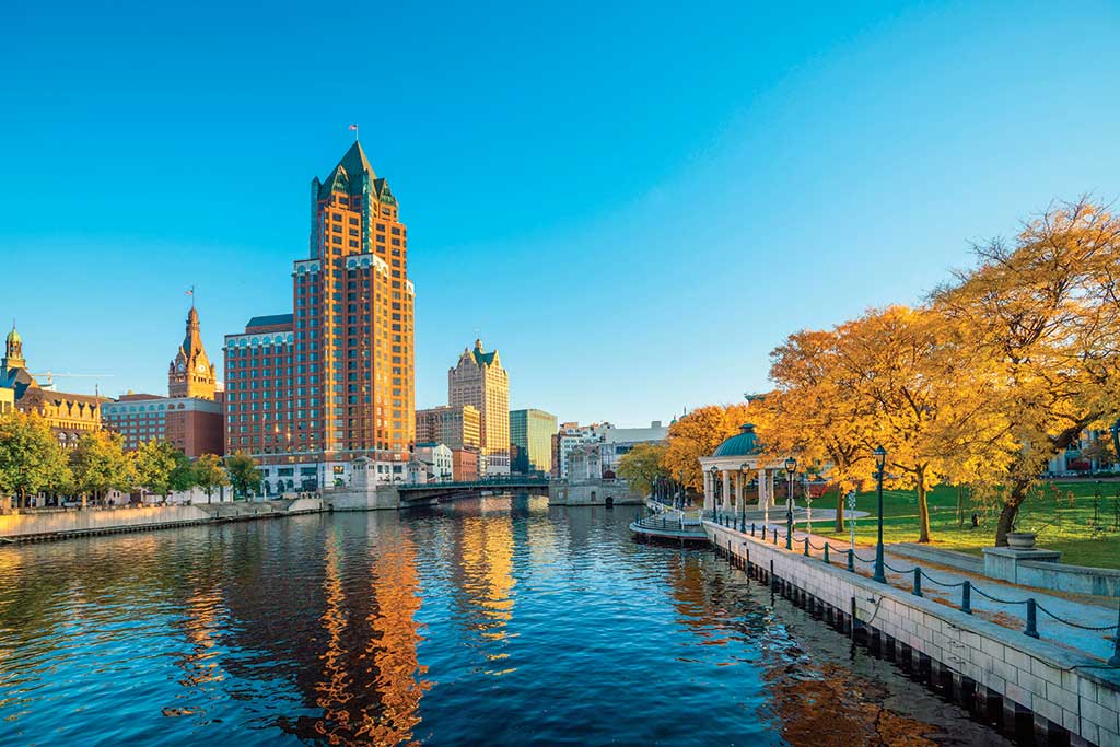 Milwaukee River and Downtown Skyline