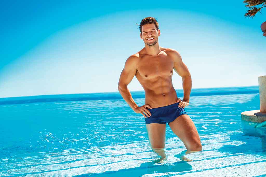 Bathing suit male body online