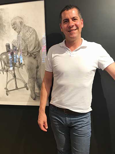 Victor Armendariz at His New Eponymous Gallery