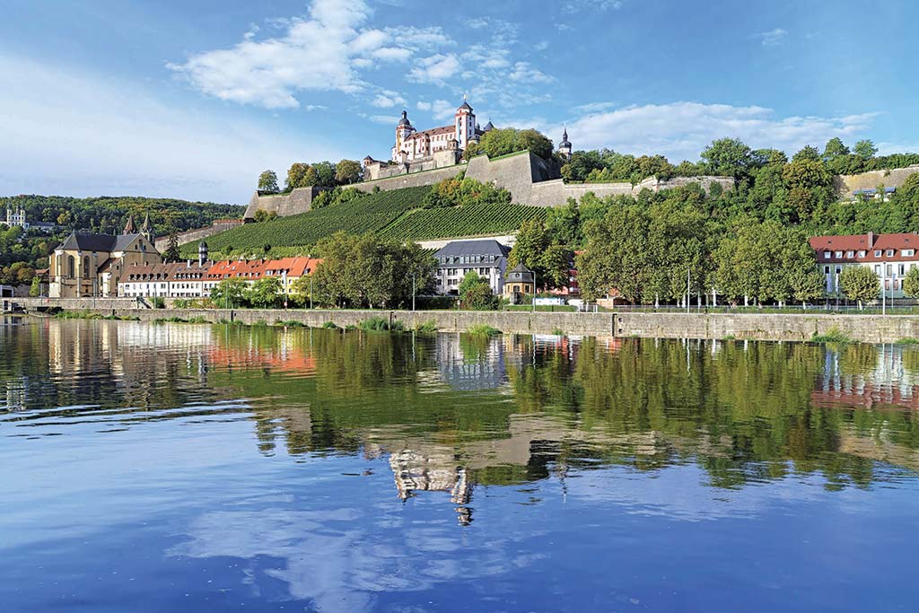Marienberg Fortress-and the Main River in Wurzburg By Mikhail Markovskiy