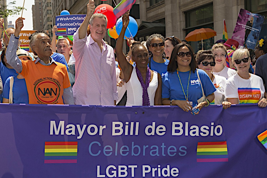 Mayor of NY Celebrates Pride photo by Lev Radin
