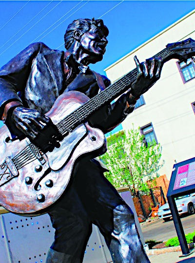 Chuck Berry Statue - St Louis, Missouri