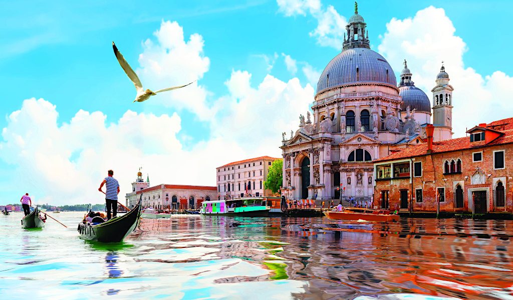 Gondolas in Italy