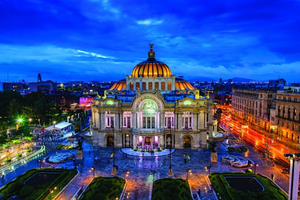 Palacio de Bellas in Mexico City