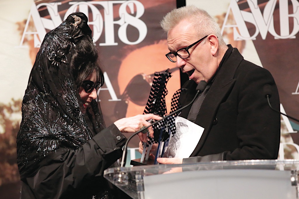 Diane Pernet and Jean Paul Gaultier