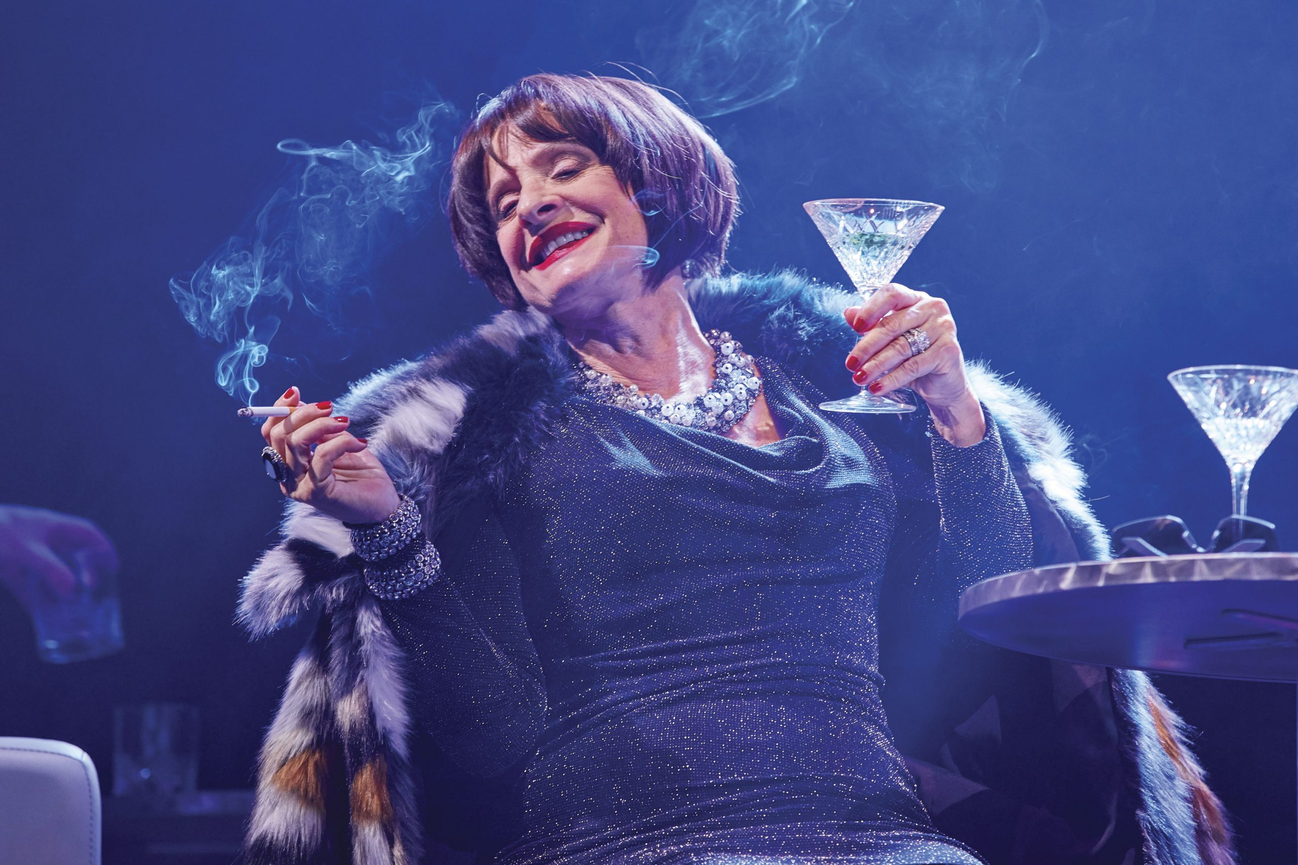 Patti LuPone poses while promoting her new cd 