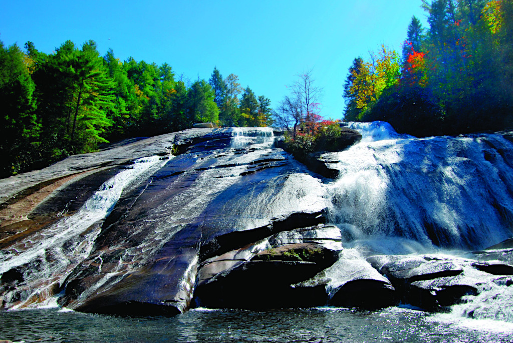 High Falls at DuPont State Forest in Asheville, NC