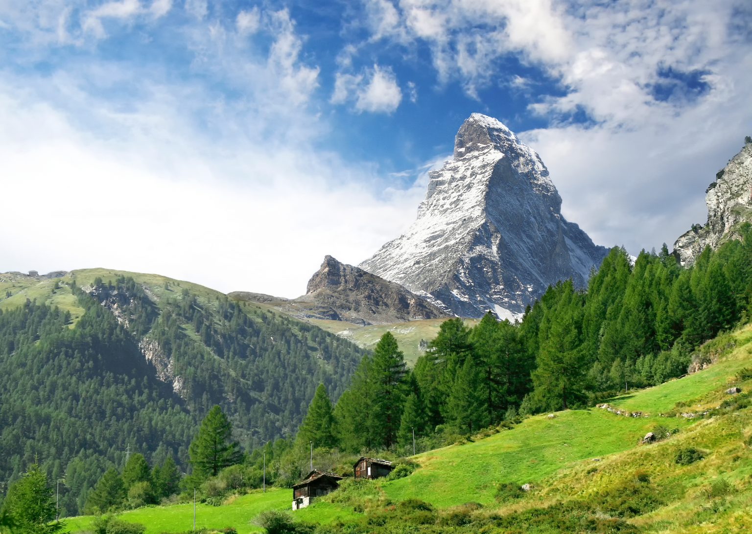 Matterhorn гора в Швейцарии