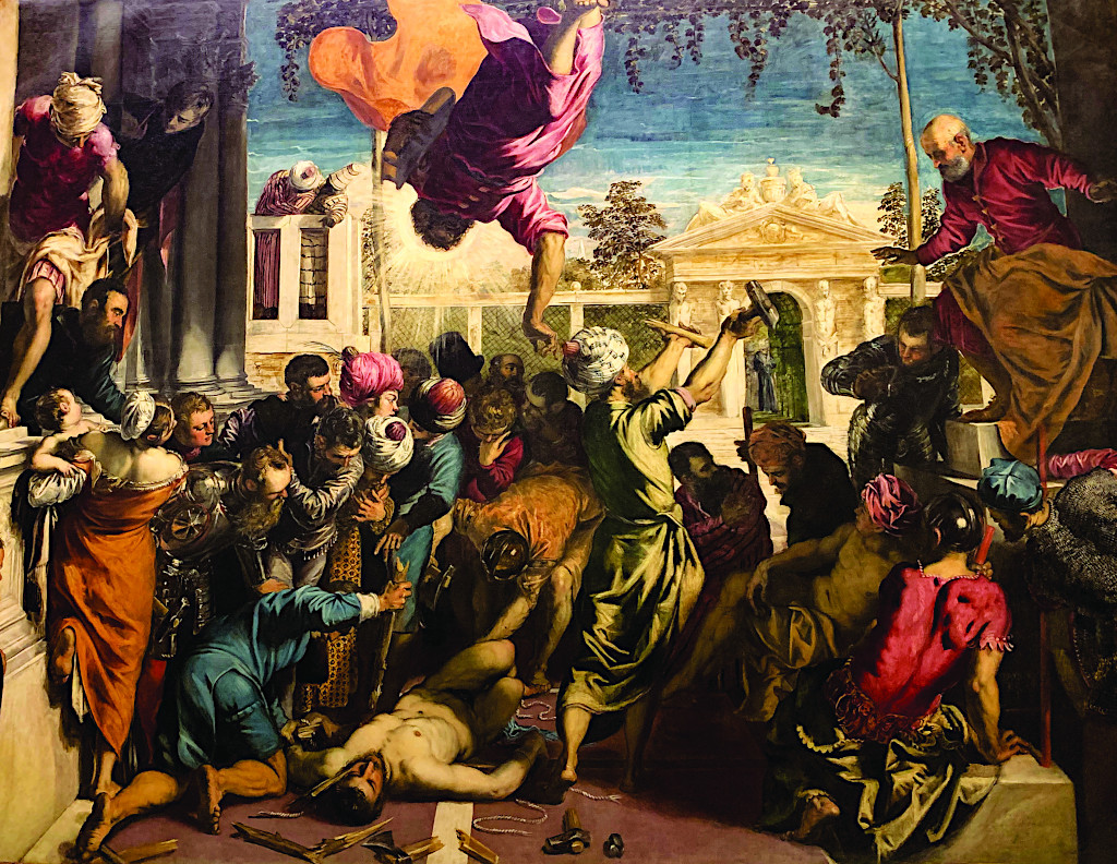 St Mark Saves the Slave from Torture by Tintoretto (Accademia) - Art in Venice