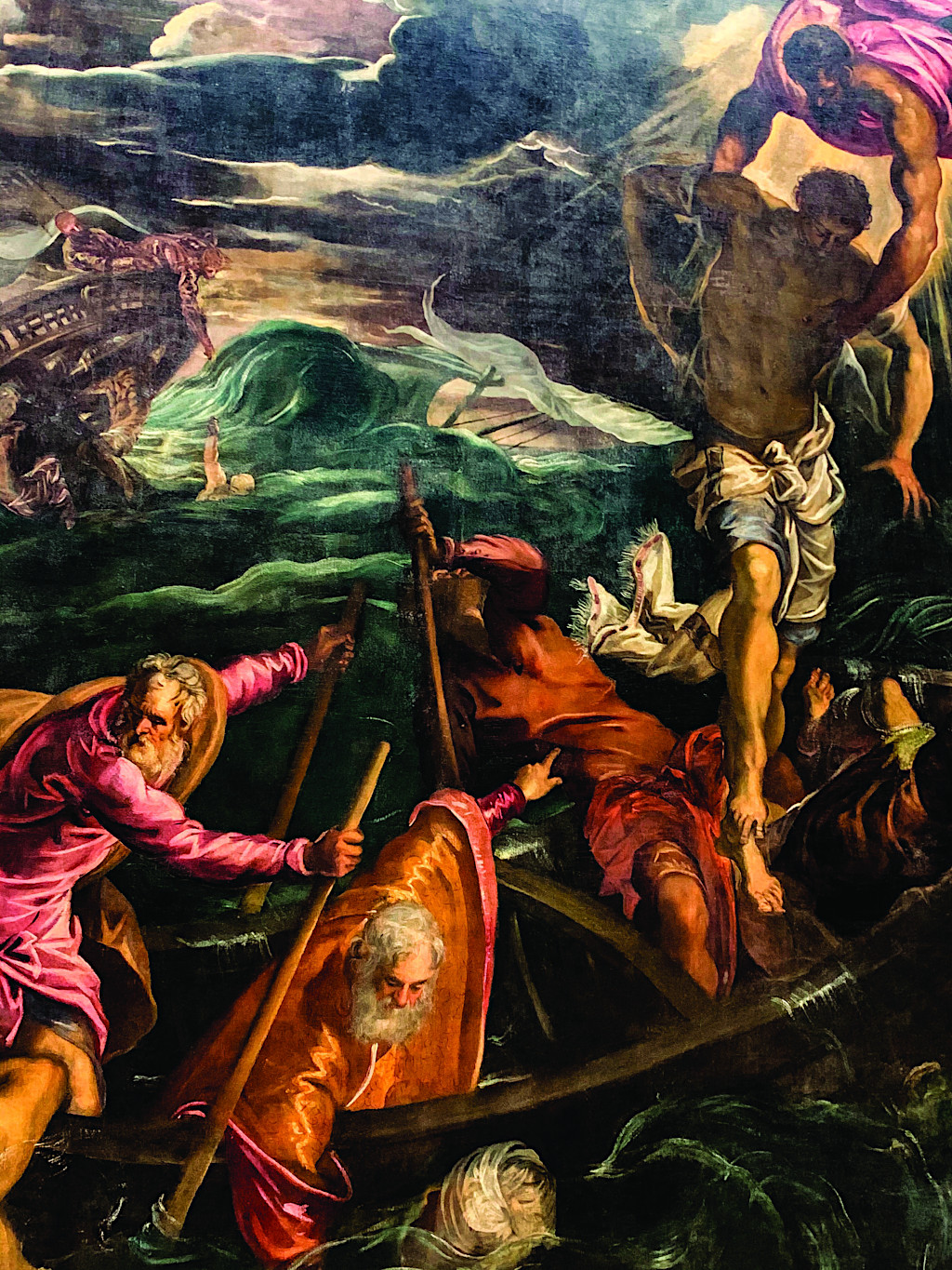 St Mark Saving a Saracen from Ship Wreck by Tintoretto (Accademia) - Art in Venice