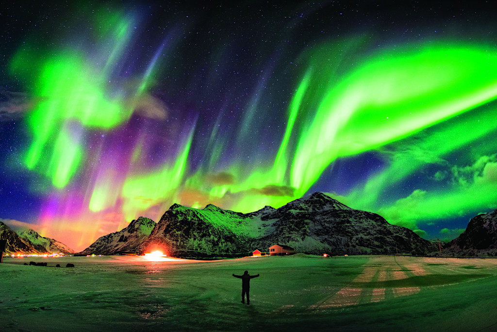 Aurora Borealis, Lofoten Islands, Northern Lights in Norway