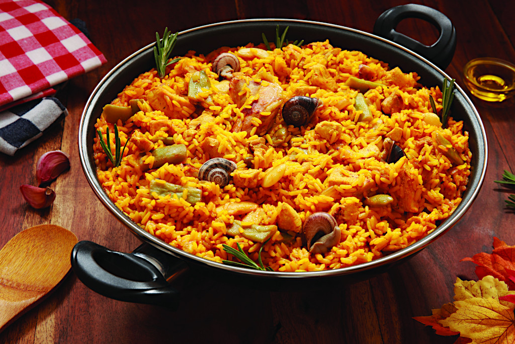 Traditional Paella Valenciana - Valencia, Spain