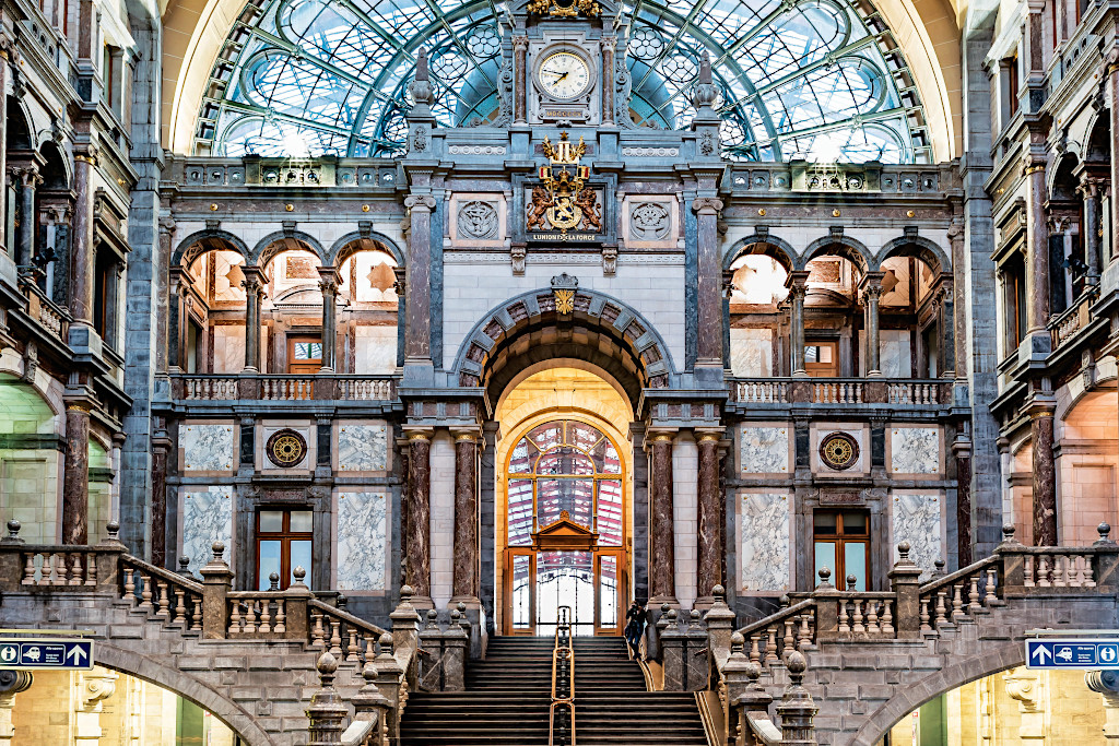 Centraal Station in Antwerp, Belgium