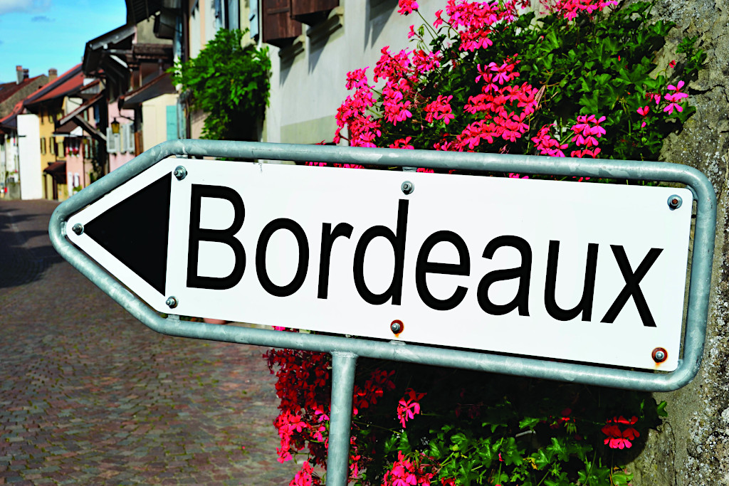 Bordeaux Sign in Mimizan, France