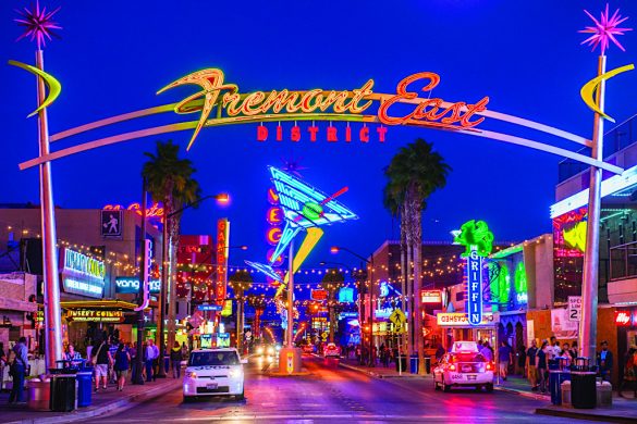 Freemont Street Neon Signs in Las Vegas, Nevada