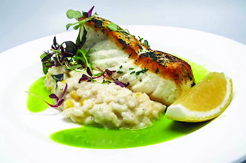 Pan Seared Cape Halibut by The Pointe | Best Restaurants in Provincetown, Massachusetts 