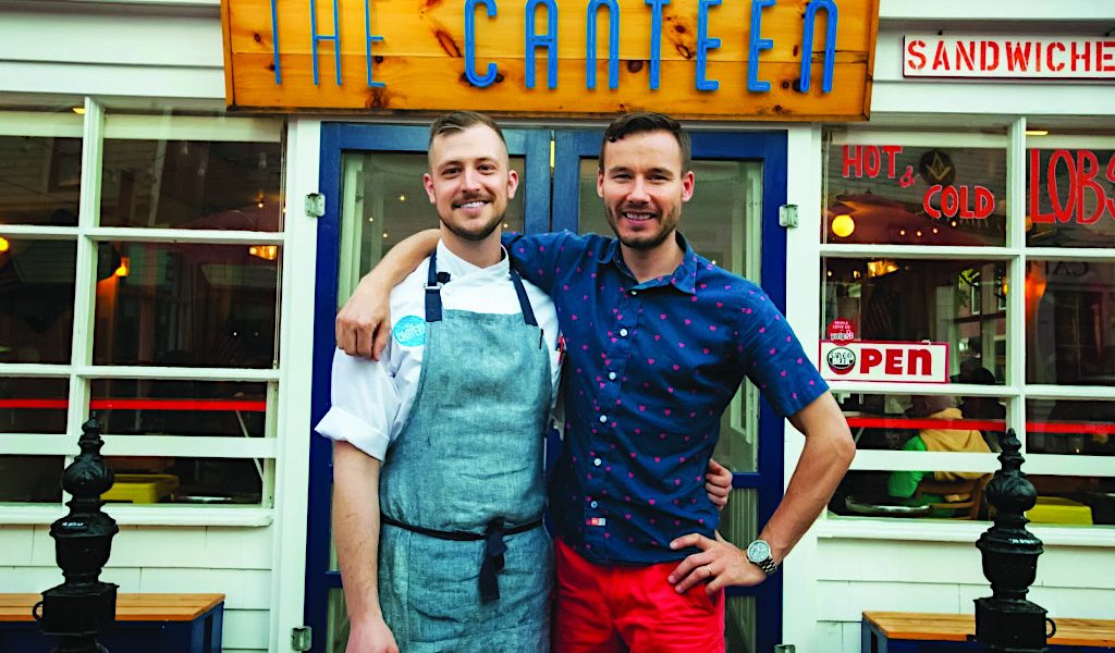 Partners and Owners of The Canteen Rob Anderson and Loic Rossignon | Best Restaurants Provincetown, Massachusetts
