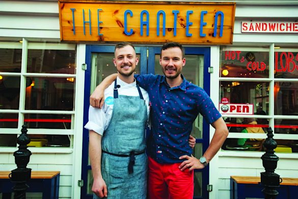 Partners and Owners of The Canteen Rob Anderson and Loic Rossignon | Best Restaurants Provincetown, Massachusetts