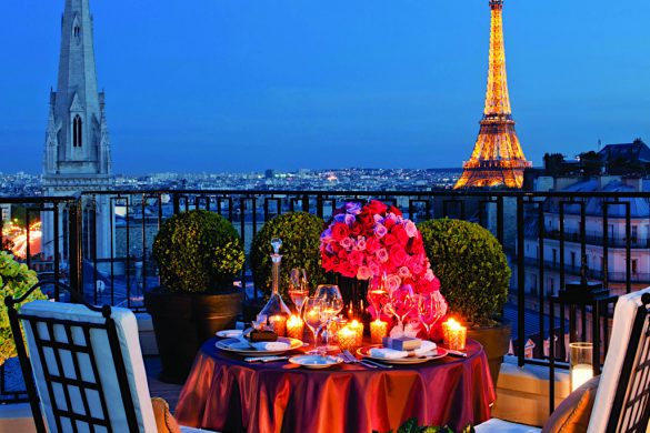 Penthouse View from the George V Paris