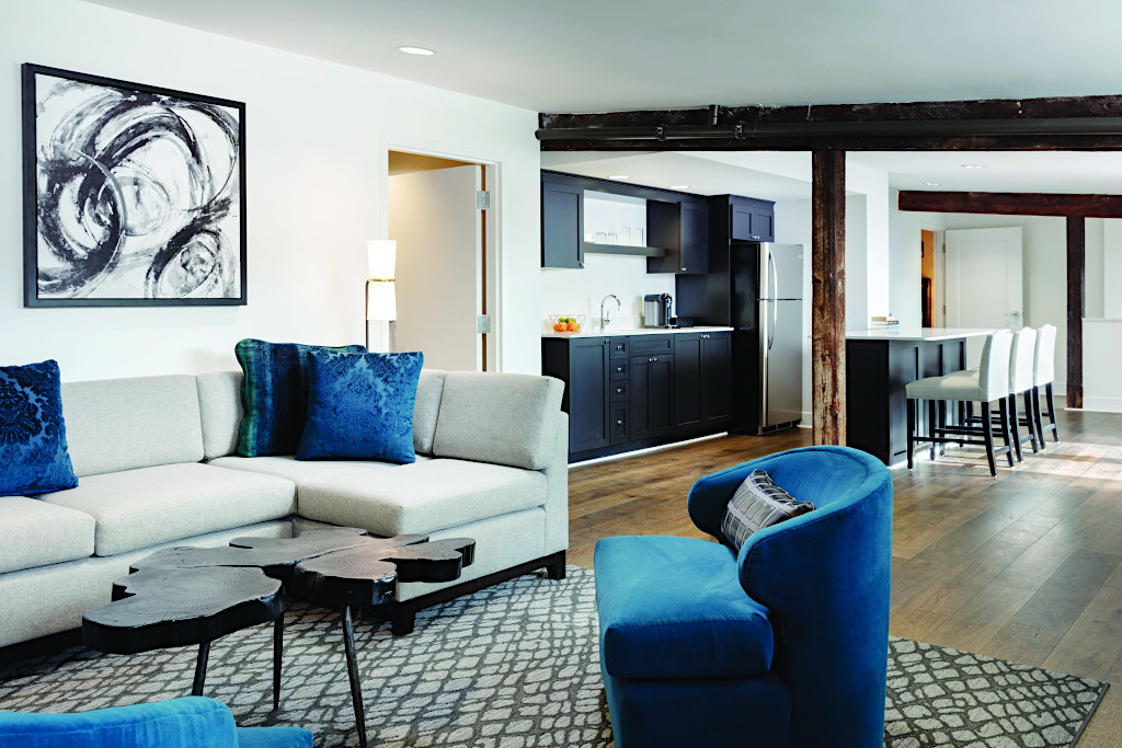 Suite Livingroom at The Foundry Hotel - Design Hotels Around the World
