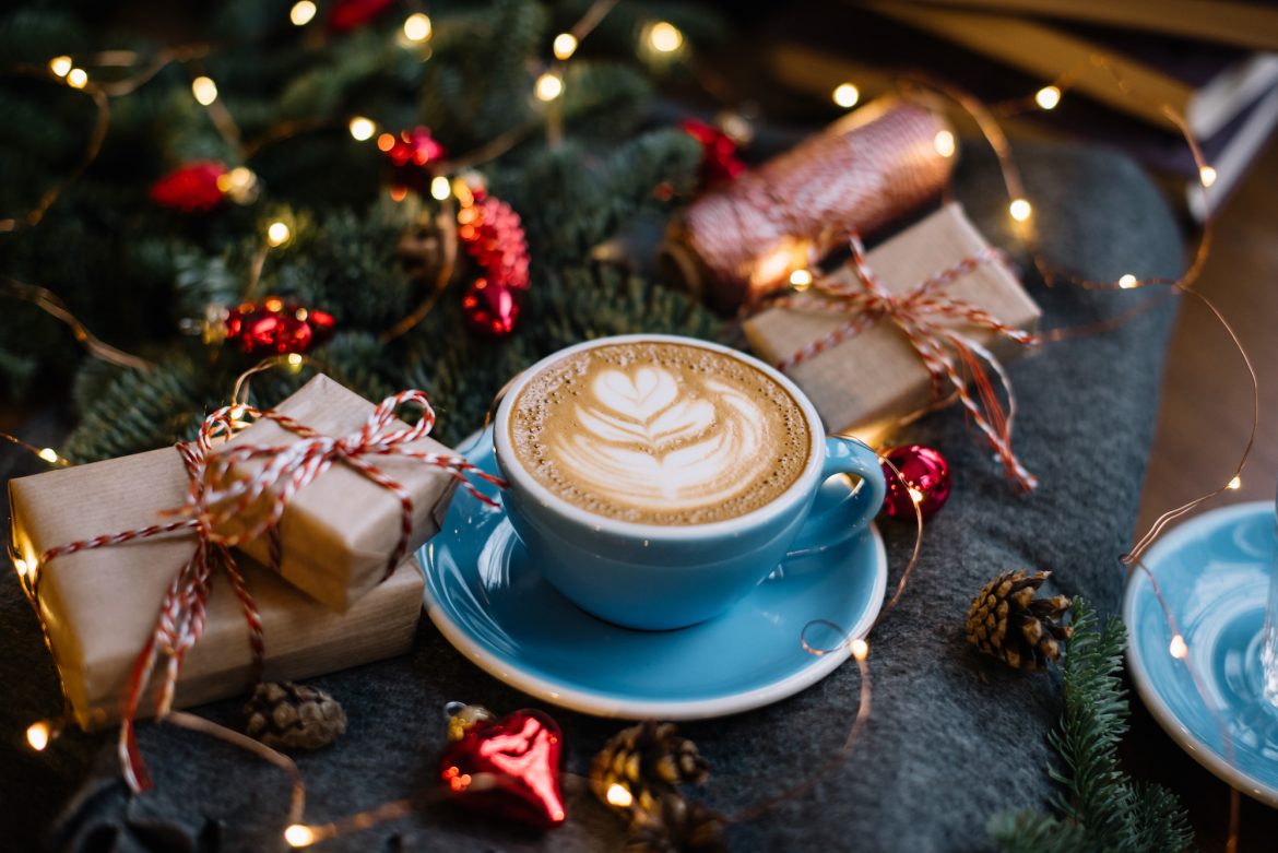 Coffee on a Christmas morning