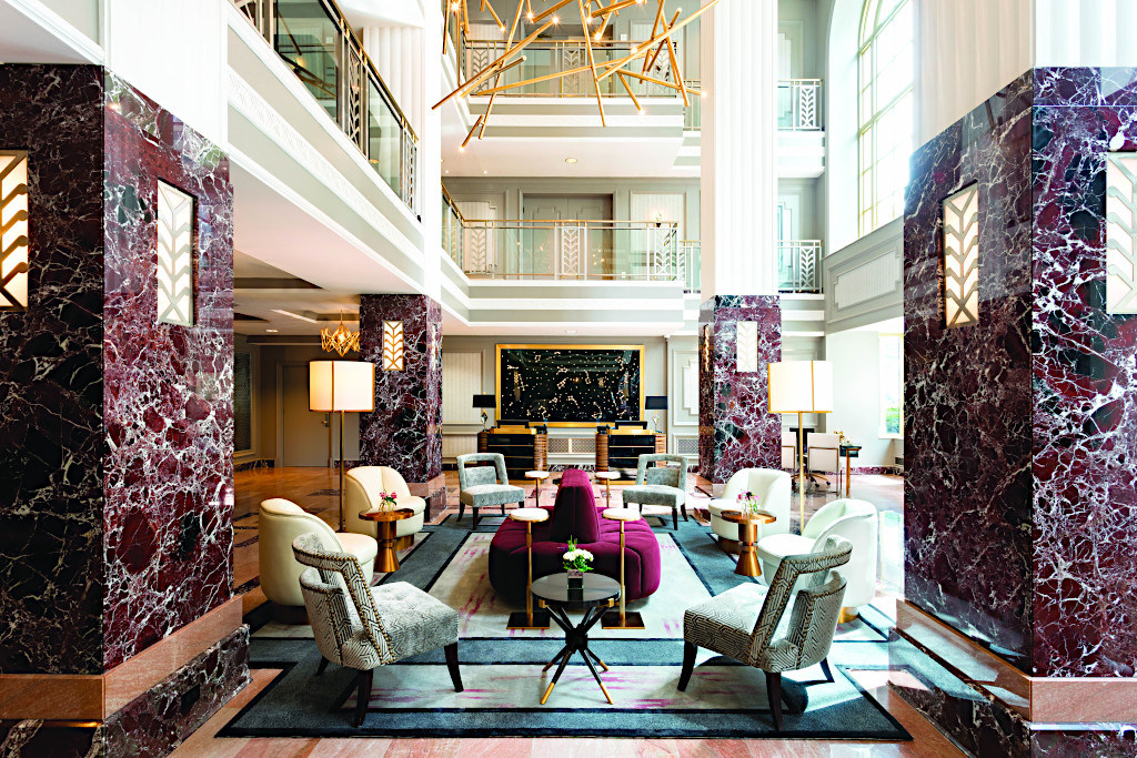Hotel Leveque Lobby in Columbus, Ohio