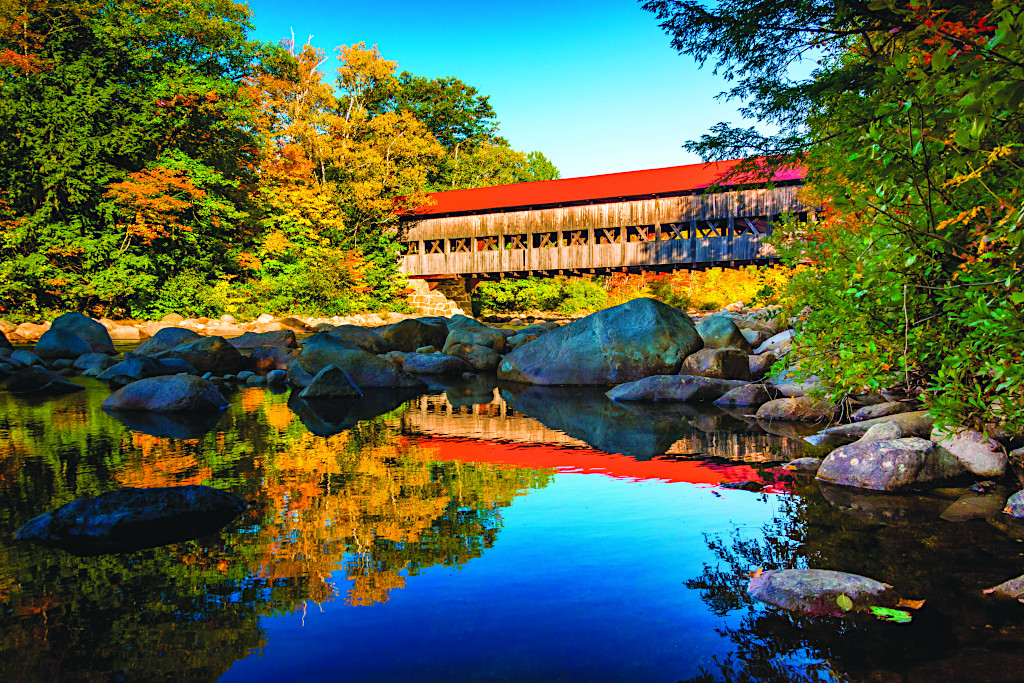 Covered Bridge White Mountains New Hampshire