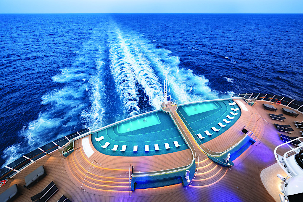 Infinity Pool on the MSC Cruise Ship