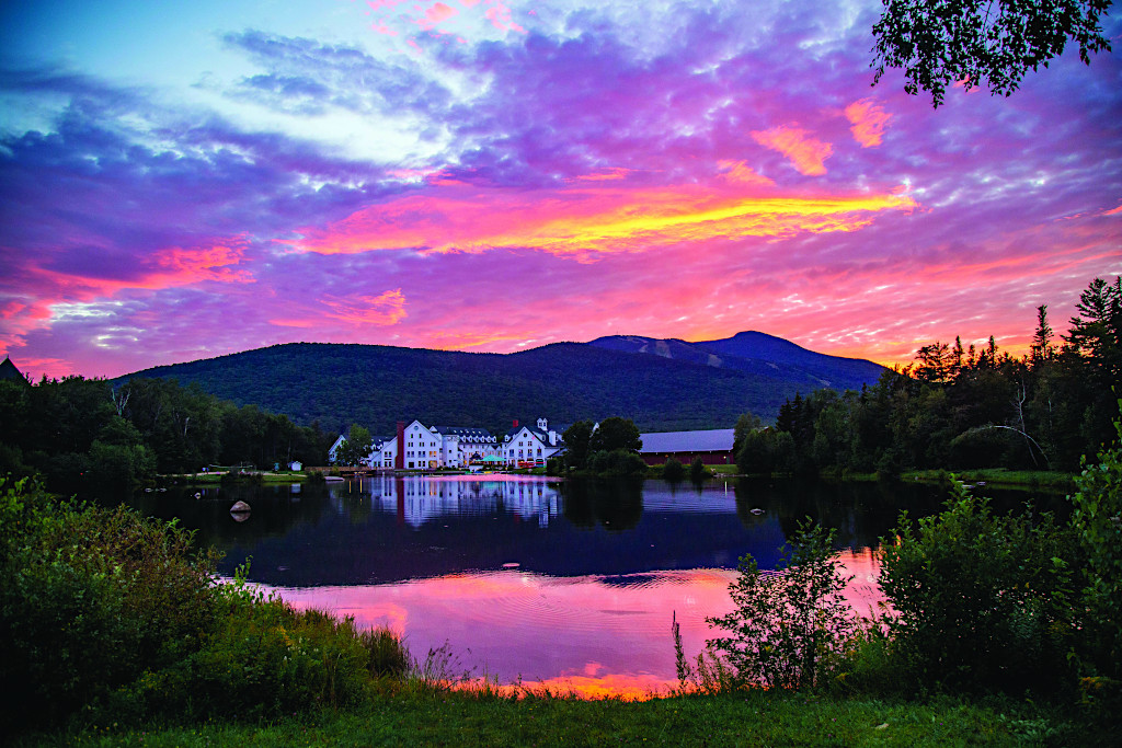 Sunset at Waterville Valley, White Mountains New Hampshire