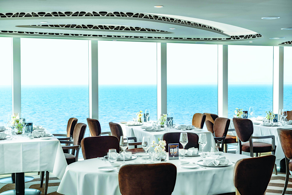 Yatch Club Restaurant on the MSC Seashore Cruise Ship